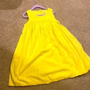 Primary brand yellow zip up dress size 8-9